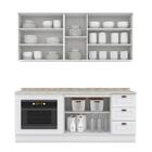 Cozinha Modulada 6 Peças Mdf York 10 Henn