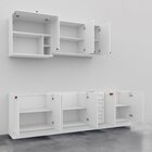 Cozinha Modulada 6 Peças Sem Tampo 3 Aéreos 3 Balcões Arizona