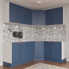 Cozinha Modulada 6 Peças Sem Tampo 3 Aéreos E 3 Balcões Arizo