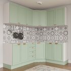 Cozinha Modulada 6 Peças Sem Tampo 3 Aéreos E 3 Balcões Arizo