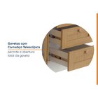 Cozinha Modulada 6 Peças Sem Tampo 3 Aéreos E 3 Balcões Arizo