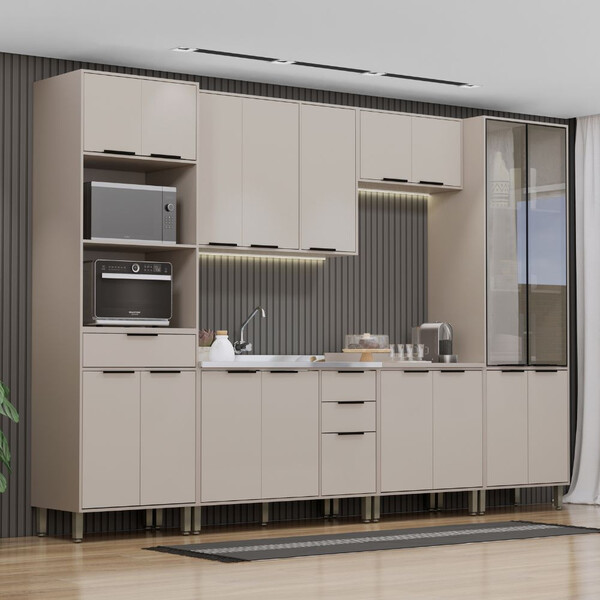 Cozinha Modulada 6 Peças Sem Tampo Stylo Luciane