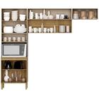 Cozinha Modulada 6 Portas 2972 Freijo Supremo Ripado Ktp