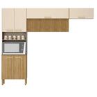 Cozinha Modulada 6 Portas 2972 Freijo Supremo Ripado Ktp