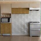 Cozinha Modulada 6 Portas 2972 Freijo Supremo Ripado Ktp