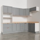 Cozinha Modulada 7 Peças 1 Tampo 3 Aéreos 3 Balcões E Torre Q