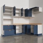 Cozinha Modulada 7 Peças 1 Tampo 3 Aéreos 3 Balcões E Torre Q