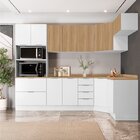 Cozinha Modulada 7 Peças 1 Tampo 3 Aéreos 3 Balcões E Torre Q