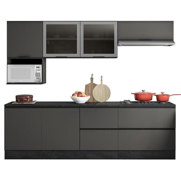 Cozinha Modulada 7 Pecas 258 Cm Etti Pln