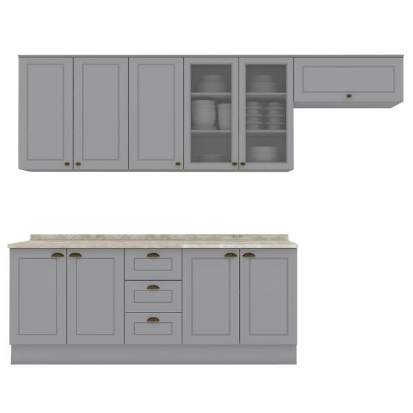 Cozinha Modulada 7 Pecas 280 Cm Ce791 Americana Henn