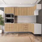 Cozinha Modulada 7 Peças 3 Aéreos 3 Balcões E Torre Quente Ip