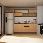 Cozinha Modulada 7 Peças 5 Aéreos 2 Balcões Nara Cabecasa Mad