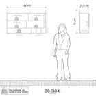 Cozinha Modulada 7 Peças 8 Portas 8 Gavetas Confort Cinamomo