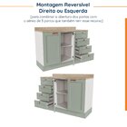 Cozinha Modulada 7 Peças Com Tampo 1 Torre 3 Aéreos 3 Balcões