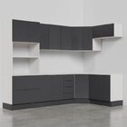 Cozinha Modulada 7 Peças Com Tampo E Rodapé Ipanema Cabecasa