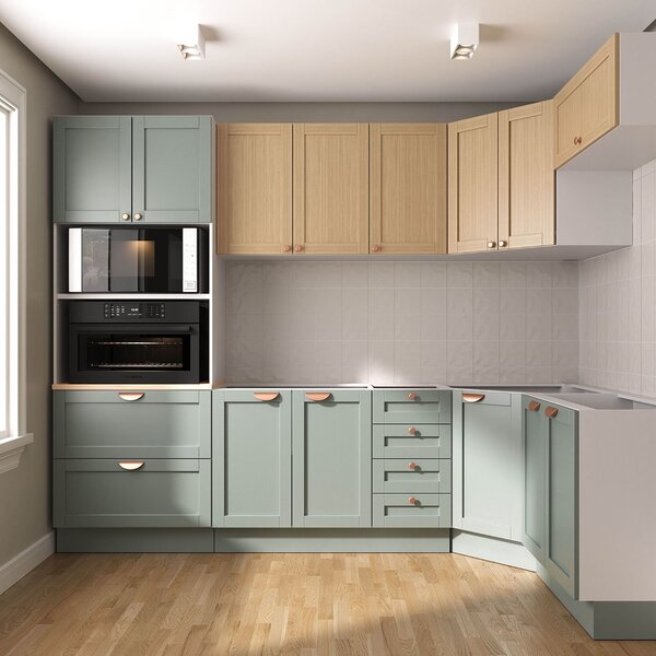 Cozinha Modulada 7 Peças Sem Tampo 1 Torre 3 Aéreos 3 Balcões