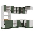 Cozinha Modulada 7 Peças Sem Tampo Com Rodapé Ipanema Cabecas