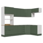 Cozinha Modulada 7 Peças Sem Tampo Com Rodapé Ipanema Cabecas