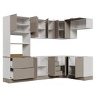 Cozinha Modulada 7 Peças Sem Tampo Com Rodapé Ipanema Cabecas