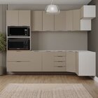 Cozinha Modulada 7 Peças Sem Tampo Sem Rodapé Ipanema Cabecas