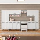Cozinha Modulada 7 Peças Tieli Branco - Móveis Arapongas