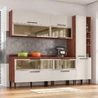 Cozinha Modulada 7 Peças Viv Concept C08 Off White/nogueira -