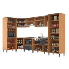 Cozinha Modulada 8 Peças 17 Portas E 2 Gavetas Flora Angelin/