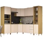 Cozinha Modulada 8 Peças 17 Portas E 3 Gavetas Giorgia Canary