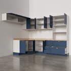 Cozinha Modulada 8 Peças 1 Tampo 4 Aéreos 3 Balcões E Torre Q