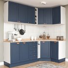 Cozinha Modulada 8 Peças 3 Aéreos 3 Balcões Adega E Toalheiro