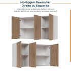 Cozinha Modulada 8 Peças 3 Aéreos 3 Balcões Adega E Toalheiro