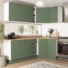 Cozinha Modulada 8 Peças 3 Aéreos 3 Balcões Adega E Toalheiro