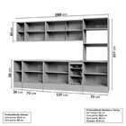 Cozinha Modulada 8 Peças 4 Aéreos 3 Balcões 1 Torre Quente Na