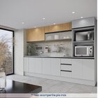 Cozinha Modulada 8 Peças 4 Aéreos 3 Balcões 1 Torre Quente Na