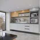 Cozinha Modulada 8 Peças 4 Aéreos 3 Balcões 1 Torre Quente Na