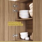 Cozinha Modulada 8 Peças Com 2 Armários Aéreos Ripado 4 Balcõ