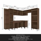 Cozinha Modulada 8 Peças Dafne Terraro/ Naturally - Móveis Ar