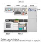 Cozinha Modulada 8 Peças Em Mdf Kali Premium Cj17 Nicioli