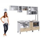 Cozinha Modulada 8 Peças Juruti Cabecasa Madeiraoriginals Bra