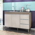 Cozinha Modulada 8 Peças Karen 7800 Malbec Avelã Peternella M