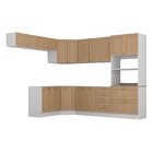 Cozinha Modulada 8 Peças Sem Tampo 1 Torre 4 Aéreos 3 Balcões