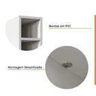 Cozinha Modulada 8 Peças Sem Tampo 4 Aéreos E 4 Balcões Arizo