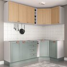 Cozinha Modulada 8 Peças Sem Tampo 4 Aéreos E 4 Balcões Arizo