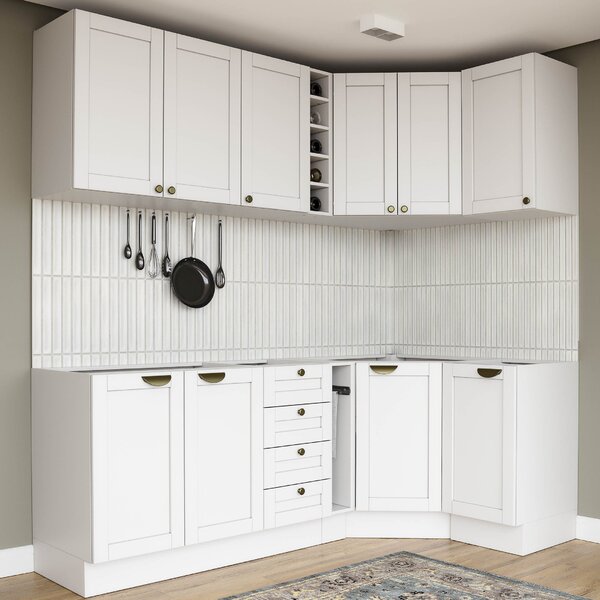 Cozinha Modulada 8 Peças Sem Tampo Arizona Cabecasa Madeirama