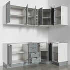 Cozinha Modulada 8 Peças Sem Tampo Arizona Cabecasa Madeiraor