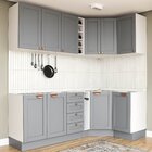 Cozinha Modulada 8 Peças Sem Tampo Arizona Cabecasa Madeiraor