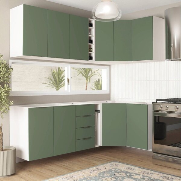 mumuページ Cozinha Modulada 8 Peças Sem Tampo Ipanema Cabecasa