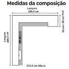 Cozinha Modulada 9 Peças 17018 Nicioli