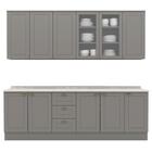 Cozinha Modulada 9 Pecas 240 Cm Ce856 Americana Henn