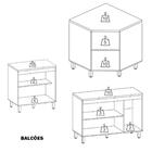 Cozinha Modulada 9 Pecas 270 Cm Cria Pln